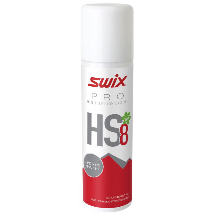 Жидкий парафин Swix HS8 Red(-4+4) 125 мл